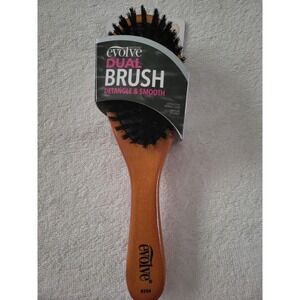 Firstline Evolve Dual Brush 354 Boar and Plastic Bristle Detangle and Smooth